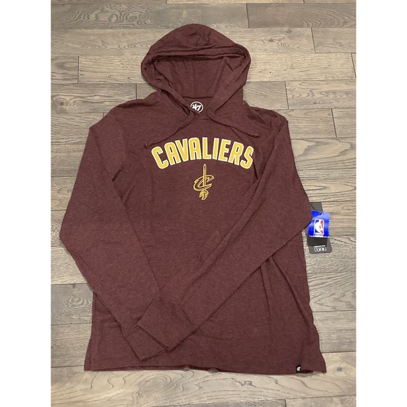 NWT $45 - '47 Brand Cleveland Cavaliers NBA Lightweight Hoodie Men's Size Small - Picture 1 of 6